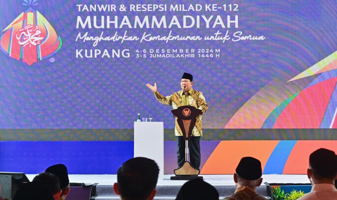 Presiden Prabowo Apresiasi Peranan Muhammadiyah Bangun Bangsa