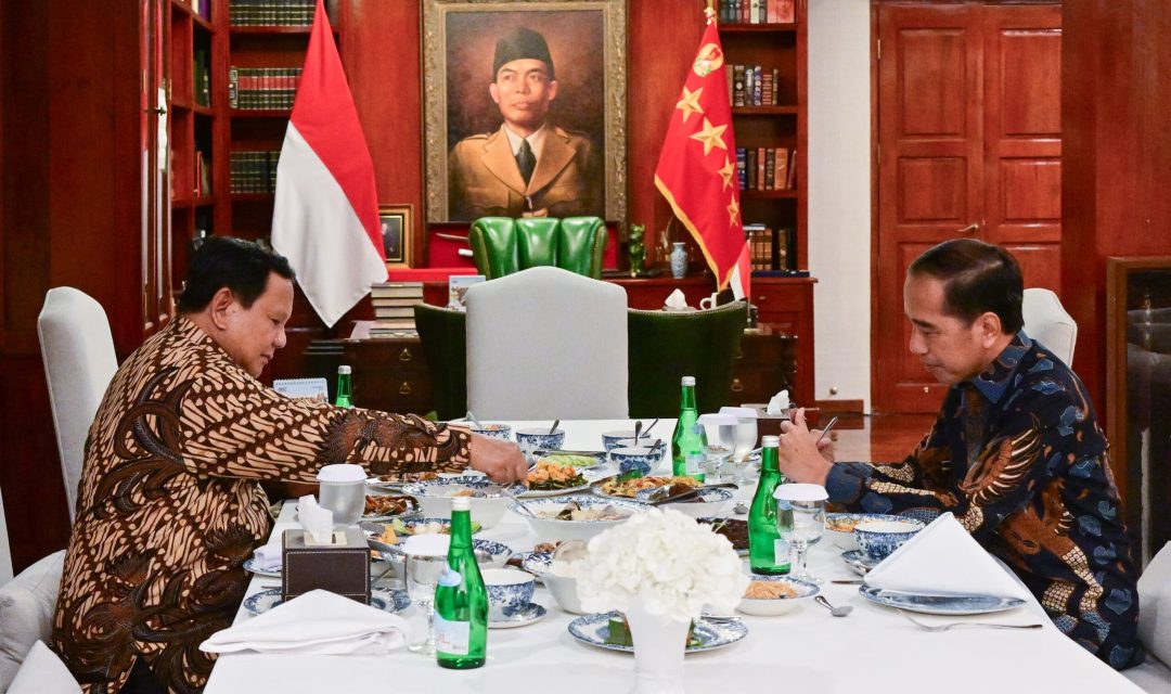 Presiden Prabowo Makan Malam Bersama Presiden ke-7 RI Jokowi di