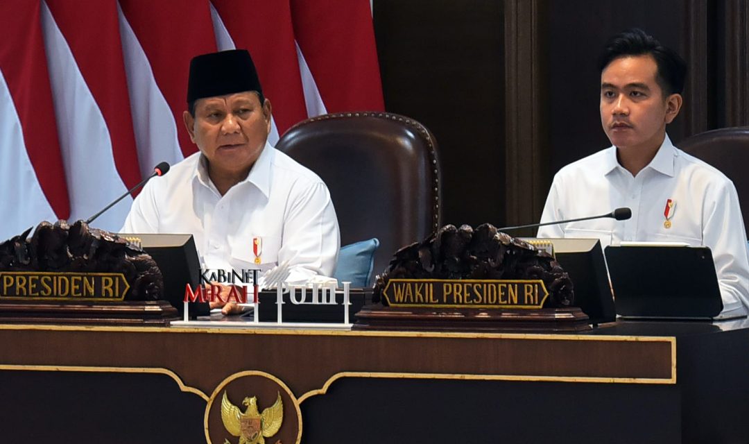 Presiden Prabowo Pimpin Sidang Kabinet Paripurna, Apresiasi Soliditas Kabinet Merah