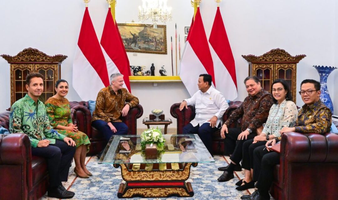 Presiden Prabowo Terima Sekretaris Jenderal OECD di Istana Merdeka