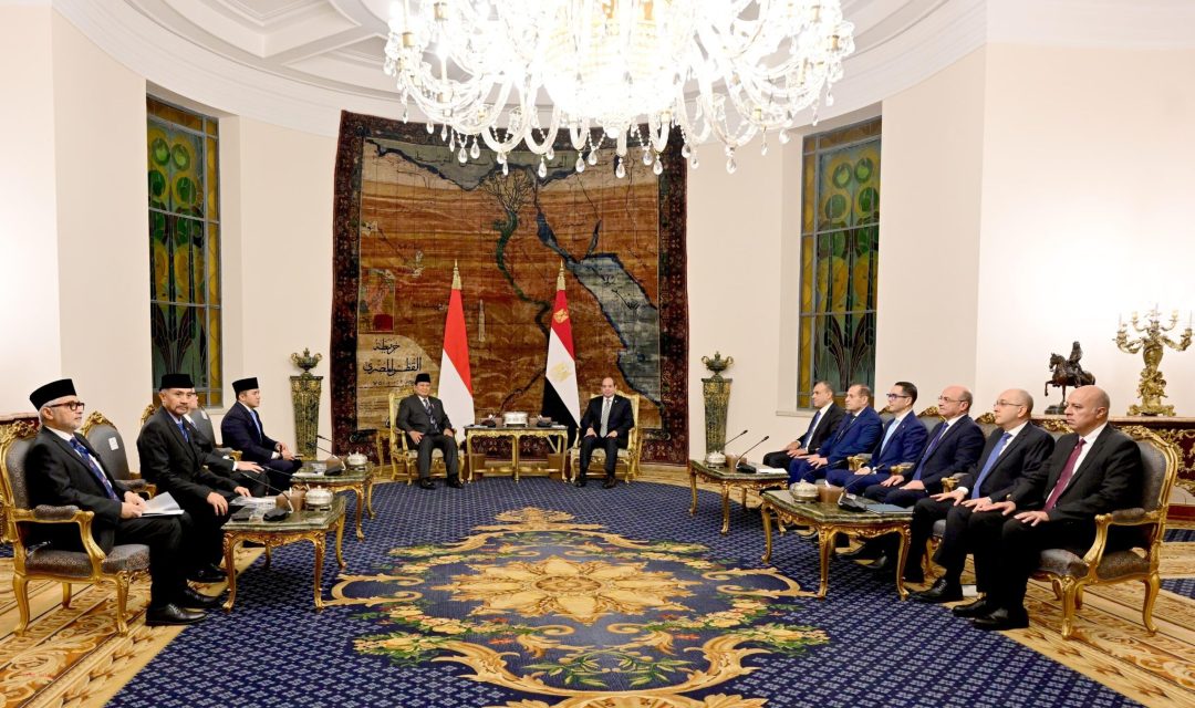 Presiden Prabowo dan Presiden El-Sisi Bahas Penguatan Kerja Sama Bilateral hingga Perdamaian Timur Tengah