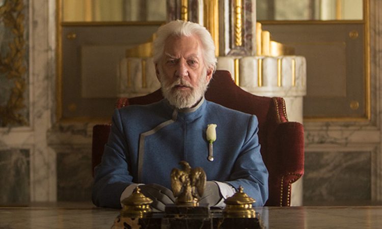 Donald Sutherland in The Hunger Games