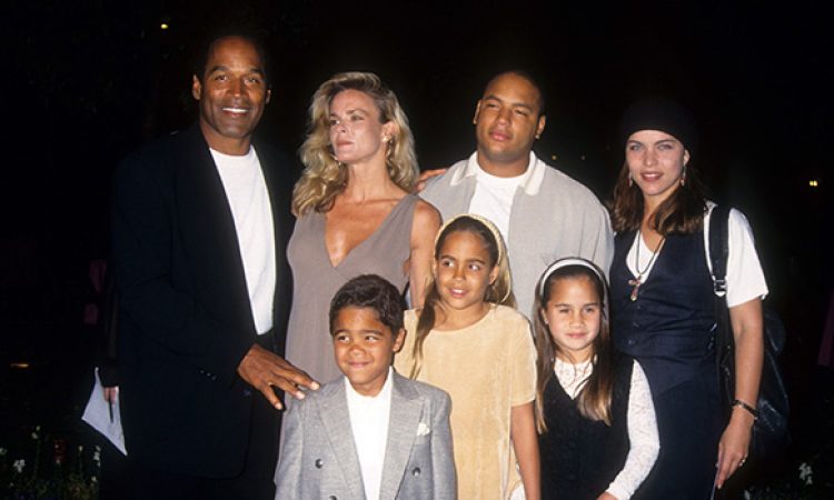 O.J. Simpson, Nicole Brown and their kids