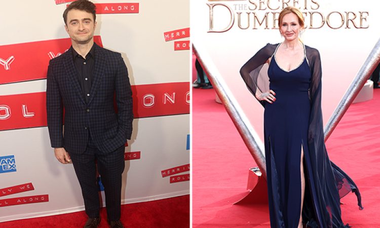 Daniel Radcliffe and J.K. Rowling