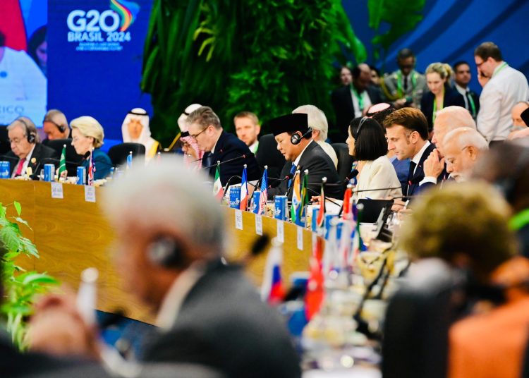 Sesi Ketiga KTT G20 Brasil, Presiden Prabowo Tegaskan Komitmen Indonesia