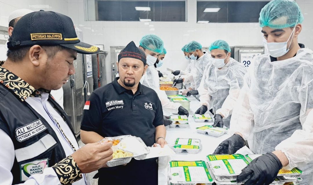 Sidak Katering, Kemenag Pastikan Proses Memasak Konsumsi Jamaah Haji sesuai