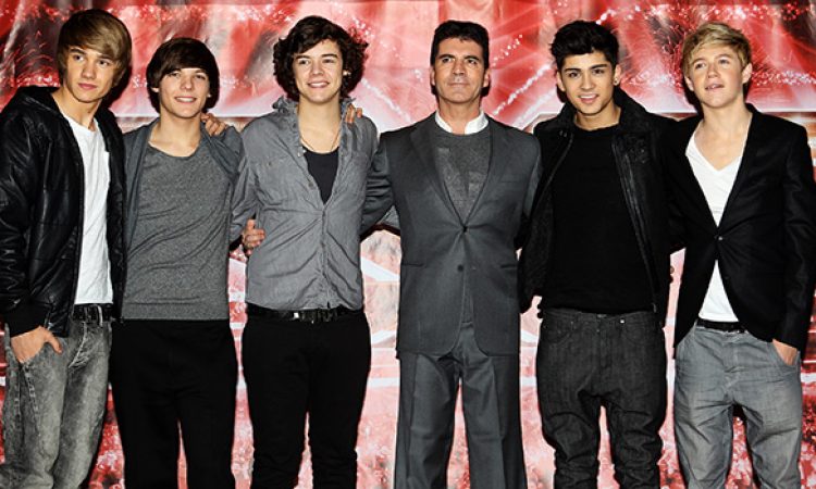 One Direction and Simon Cowell