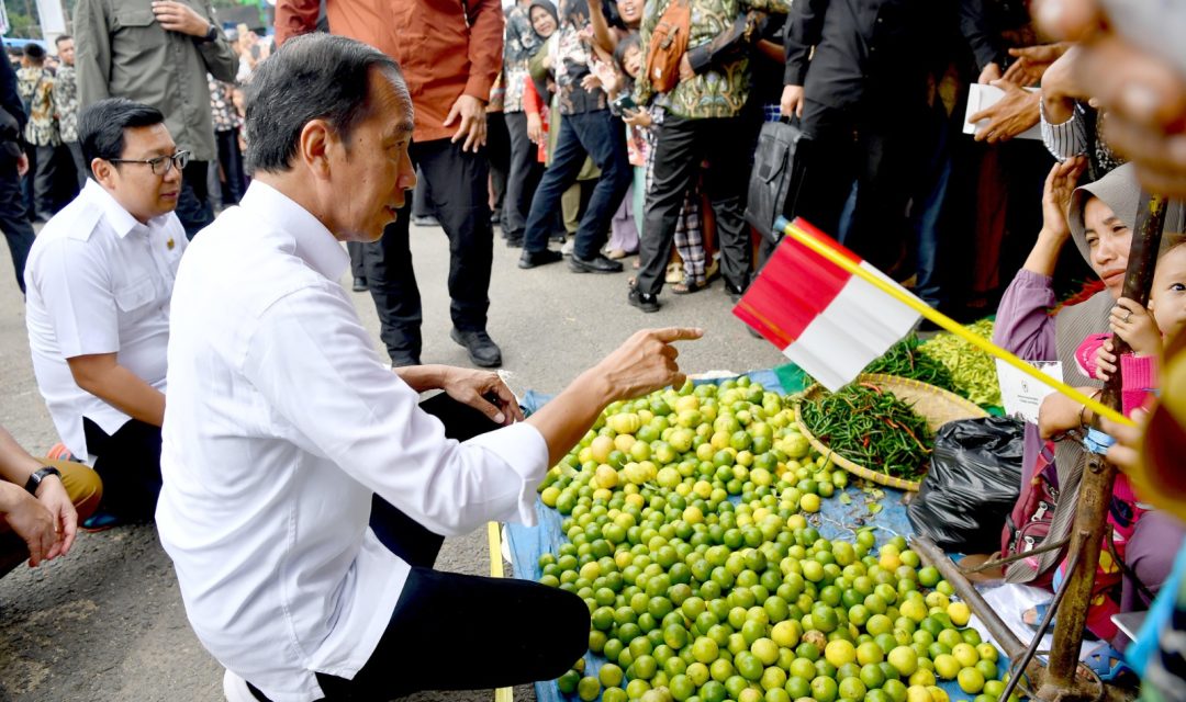 Tinjau Pasar Muara Bungo, Presiden Tekankan Pentingnya Revitalisasi Pasar