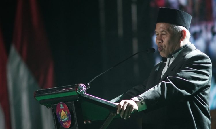 KH Marzuki Mustamar di acara SCNC 2022 (Foto, Agus AULA)