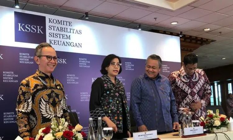 Ketua Komite Stabilitas Sistem Keuangan (KSSK) Sri Mulyani Indrawati, menyampaikan beberapa persoalan dunia yang dapat mengancam perekonomian dan sistem keuangan Indonesia.