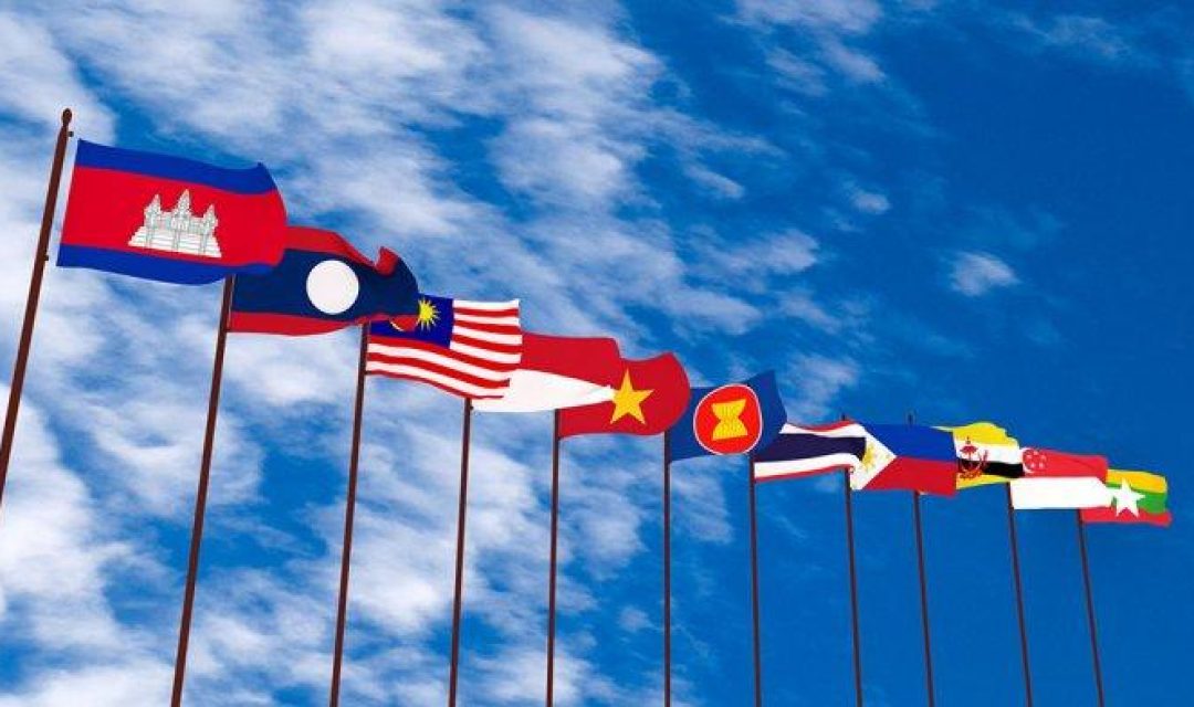 Ilustrasi bendera Negara ASEAN (dreamstime)