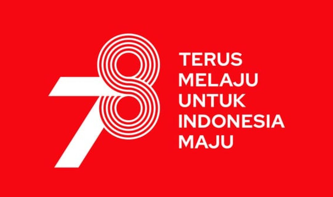 Ilustrasi logo dan tema HUT ke-78 RI. (Foto: detik.com)