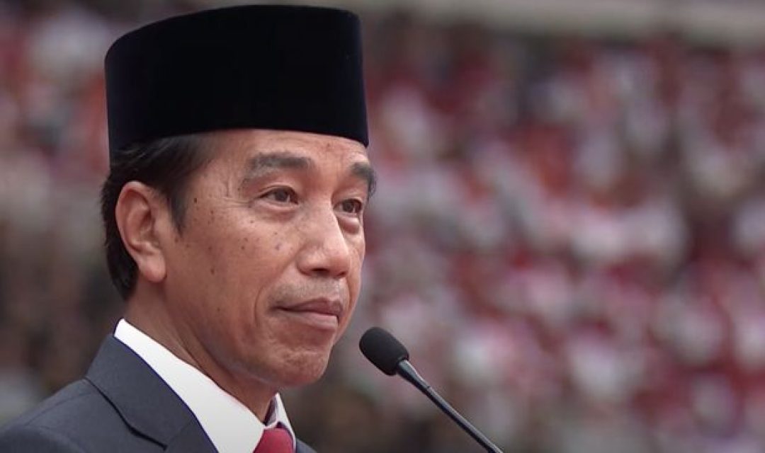 Presiden Joko Widodo membantah kabar dirinya terlibat dalam keretakan koalisi Partai NasDem dan Partai Demokrat pendukung Anies Baswedan (Tangkapan layar youtube Sekretariat Presiden). (cnnindonesia.com)