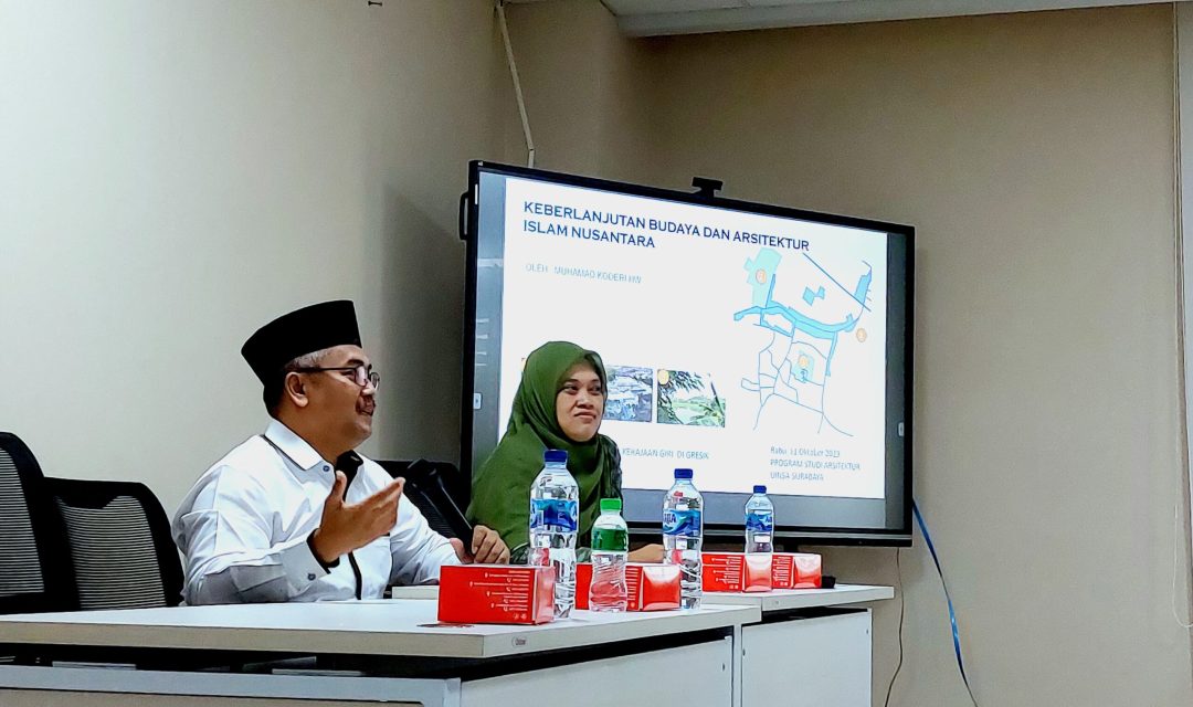 Dr. Ir. Muhamad Koderi Saat Menyampaikan Materi Pada Ngaji Arsitektur