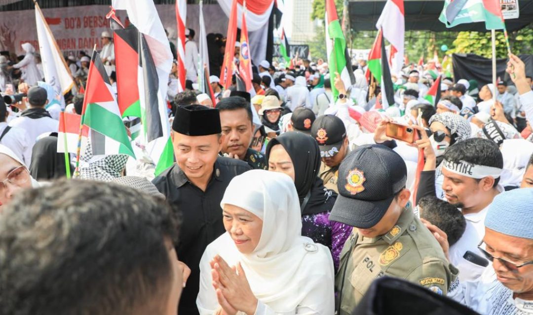 Gubernur Jatim Khofifah Indar Parawansa dalam suatu kegiatan. (Foto: Humas Pemprov Jatim)