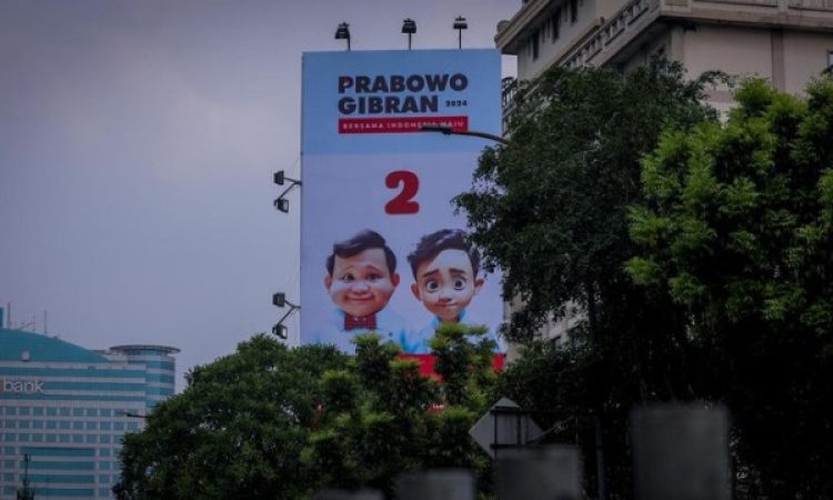 Salah satu iklan kampanye Prabowo-Gibran yang memanfaatkan AI. (Foto: cnbc.com)