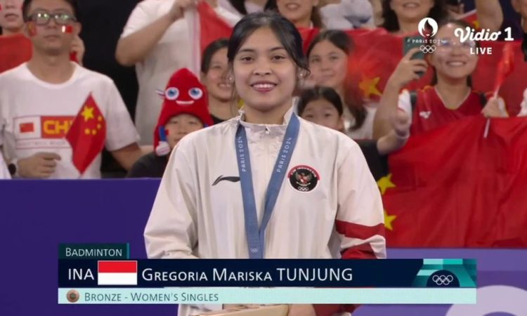 Pebulutangkis Gregoria Mariska Persembahkan Medali Pertama Bagi Indonesia di Olimpiade 2024 Paris