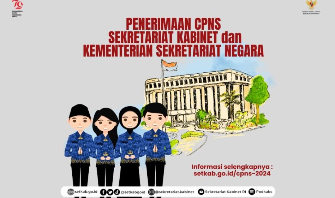 Setkab dan Kemensetneg Buka Pendaftaran CPNS Tahun 2024