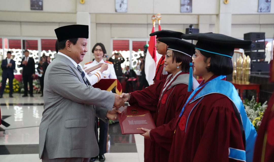 Menhan Prabowo Hadiri Wisuda 425 Mahasiswa Unhan RI: Perjalananmu Harus jadi Pengabdian