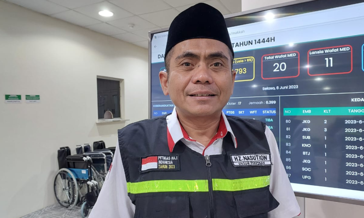 Kepala Seksi Bimbingan Ibadah Daerah Kerja (Daker) Makkah Zulkarnain Nasution