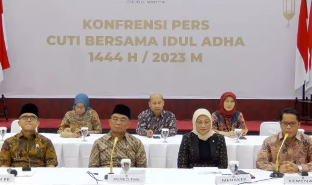 Konferensi Pers Cuti Bersama Iduladha