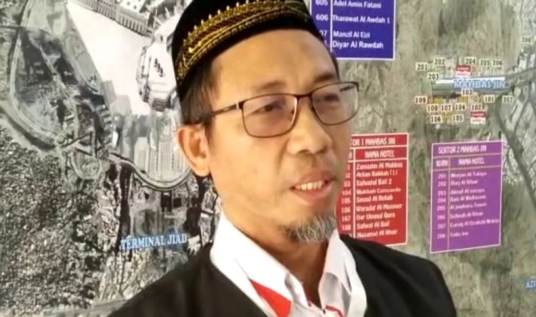 Kepala Bidang Bimbingan Ibadah PPIH Arab Saudi Suratman saat ditemui di Kantor Daerah Kerja Mekkah PPIH Arab Saudi, Senin (26/6).