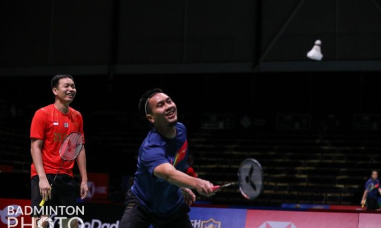 Mohammad Ahsan dan Hendra Setiawan berpotensi turun di laga Malaysia vs Indonesia dalam lanjutan perempatfinal Piala Sudirman 2021. (Foto: Badminton Photo)