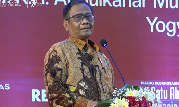 Menko Polhukam Mahfud MD di UII (Dok UII)