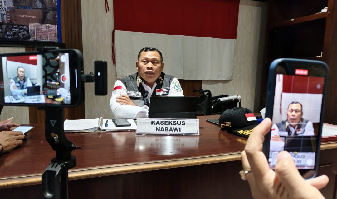 Surnadi, Kaseksus Nabawi diwawancarai Tim MCH (22/5) ttg penanganan jemaah yang diamankan askar & kesasar