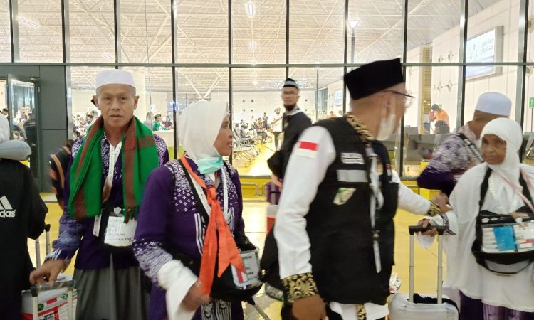 Ilustrasi kepulangan jamaah haji si bandara King Abdul Aziz (KAAIA) Jeddah