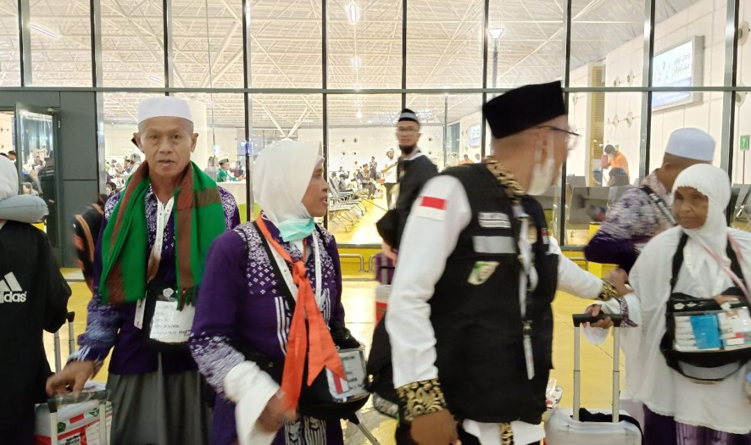 Ilustrasi kepulangan jamaah haji si bandara King Abdul Aziz (KAAIA) Jeddah