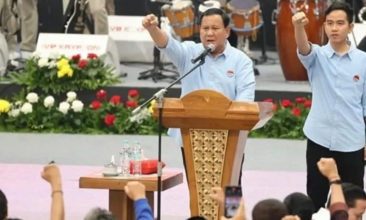 Pasangan bakal Calon Presiden (Capres) Prabowo Subianto dan Wakil Calon Presiden (Cawapres) Gibran Rakabuming Raka. (Foto: Antaranews.id)