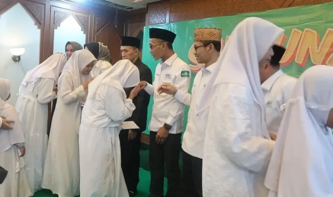 LAZISNU-PBNU menggelar santunan anak yatim di Lantai 8 Gedung PBNU, Jalan Kramat Raya 164 Jakarta, pada Selasa (15/8/2023) siang.